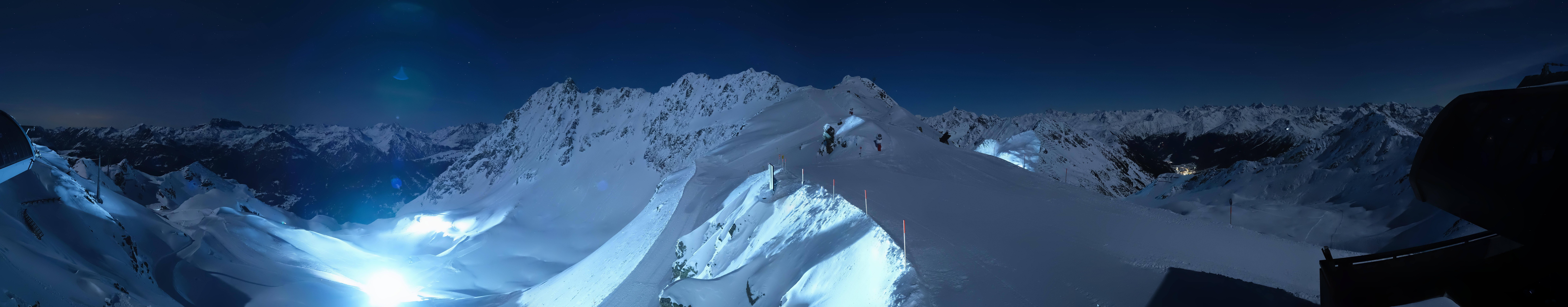Archived image Webcam Panorama Gondola - Silvretta Montafon
