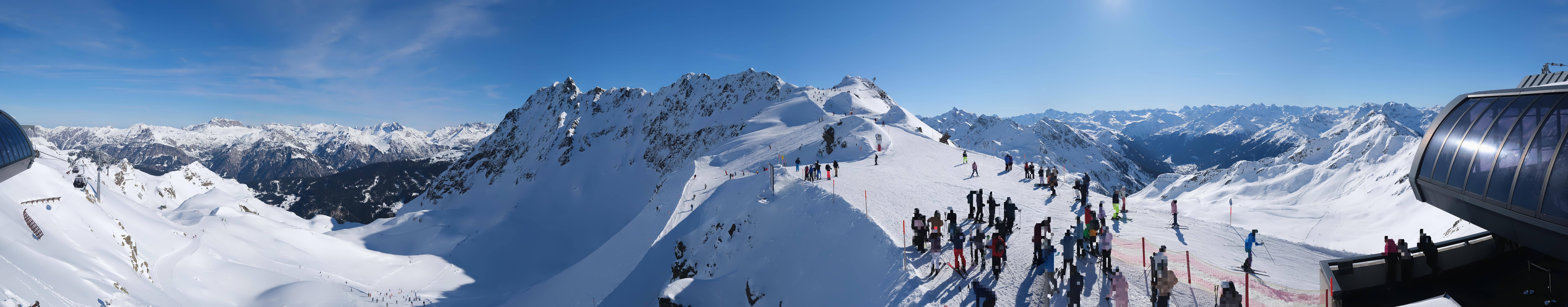 Archived image Webcam Panorama Gondola - Silvretta Montafon