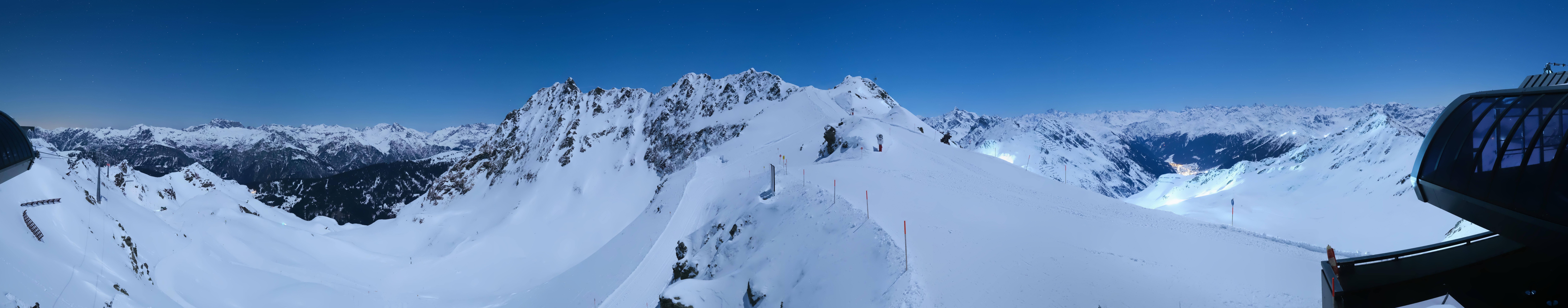 Archived image Webcam Panorama Gondola - Silvretta Montafon