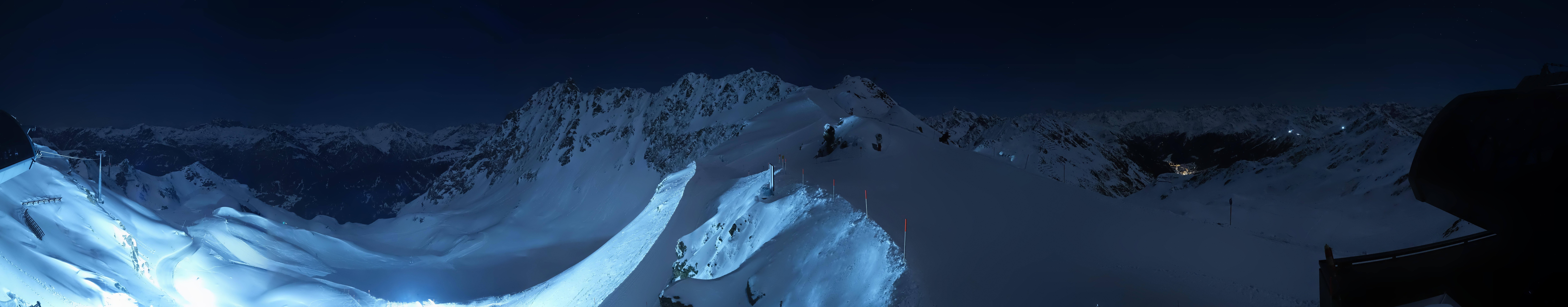 Archived image Webcam Panorama Gondola - Silvretta Montafon