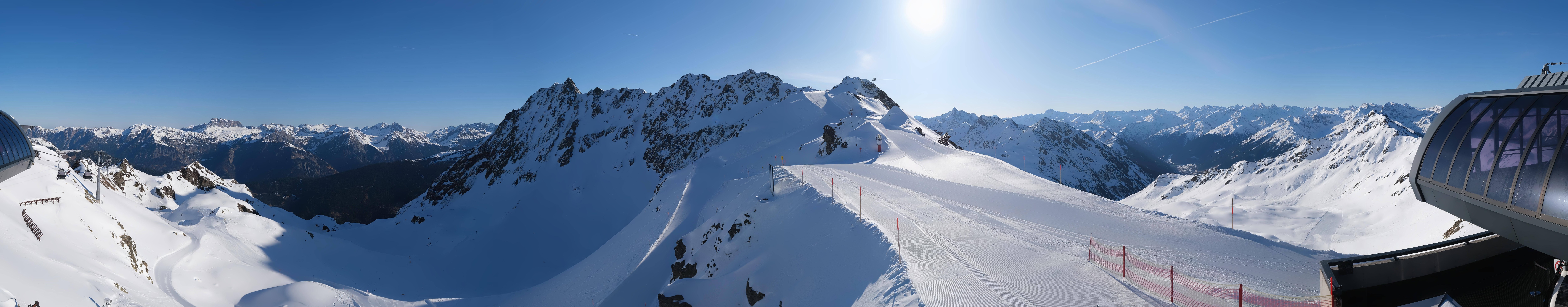 Archived image Webcam Panorama Gondola - Silvretta Montafon