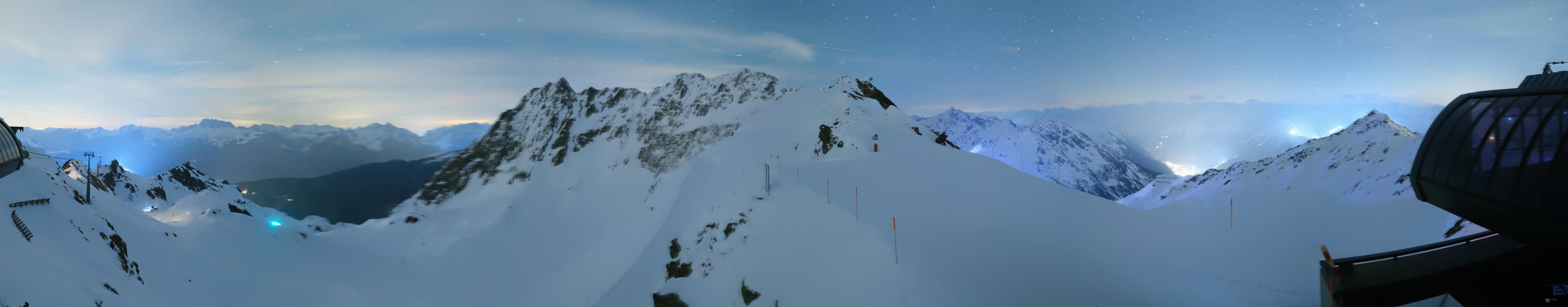Archived image Webcam Panorama Gondola - Silvretta Montafon