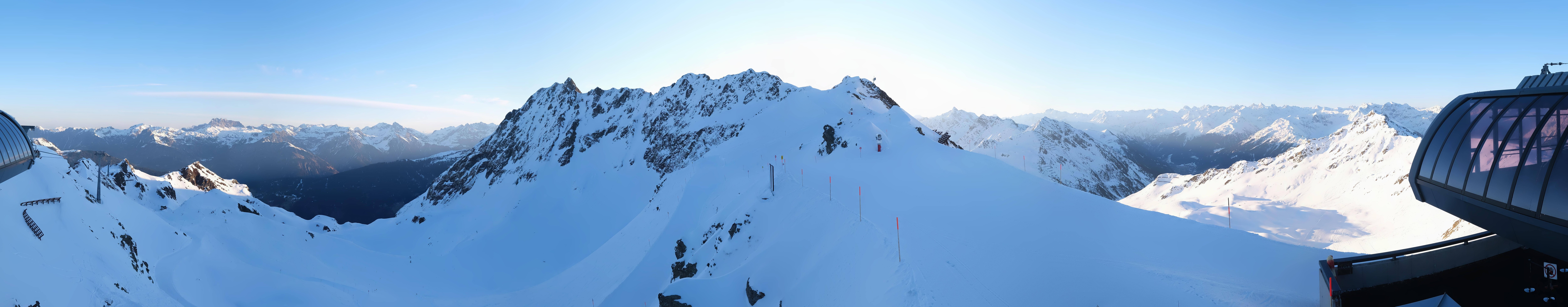 Archived image Webcam Panorama Gondola - Silvretta Montafon