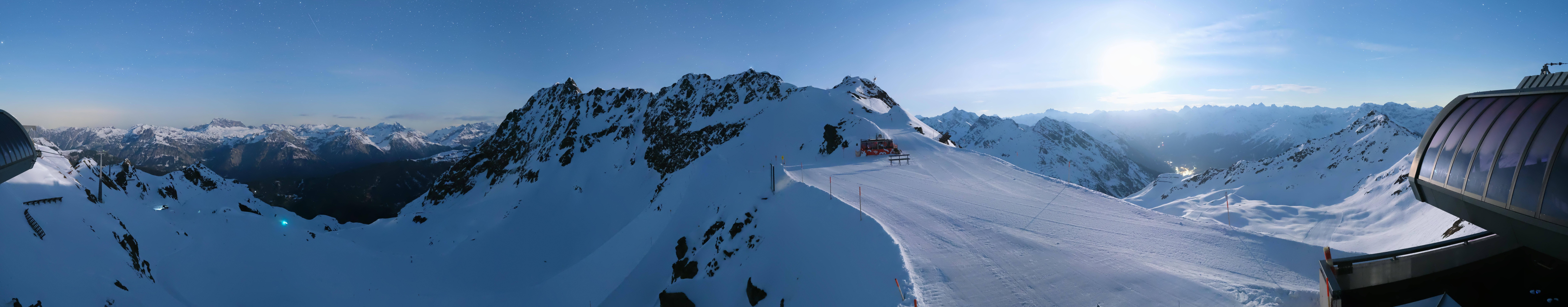 Archiv Foto Webcam Panorama Bahn - Silvretta Montafon