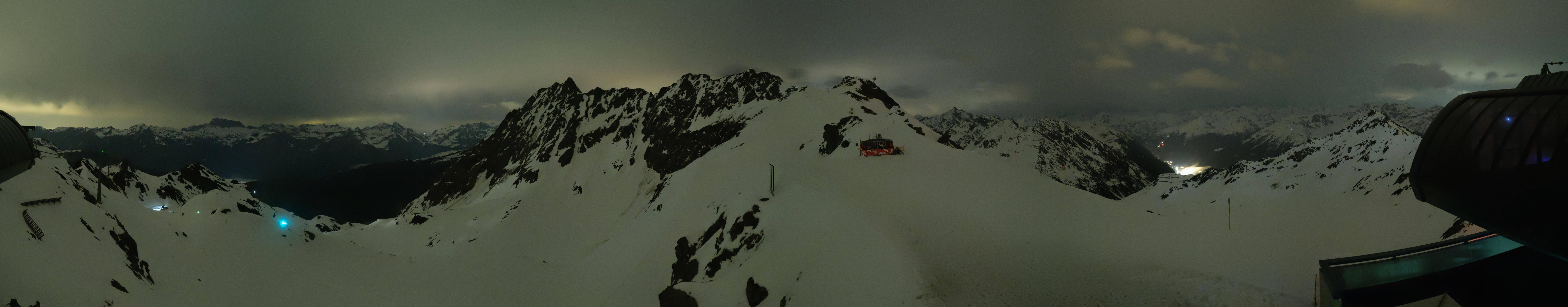 Archived image Webcam Panorama Gondola - Silvretta Montafon