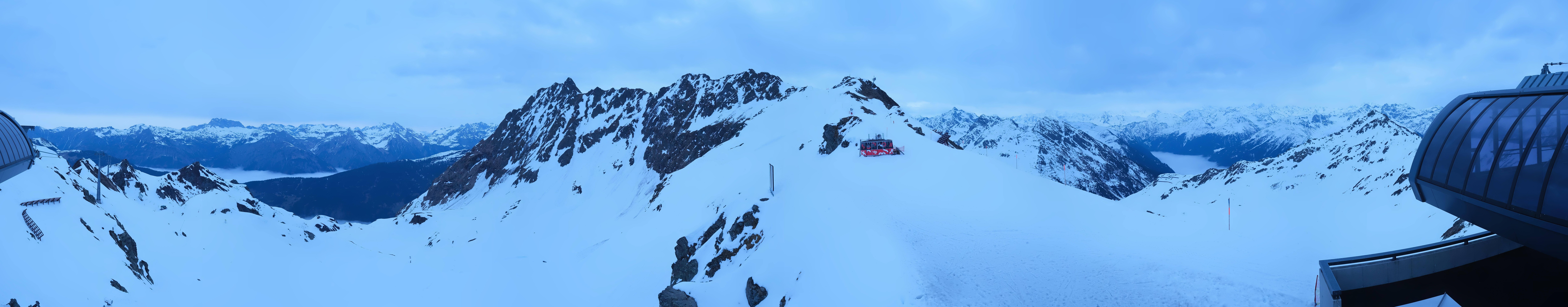 Archived image Webcam Panorama Gondola - Silvretta Montafon