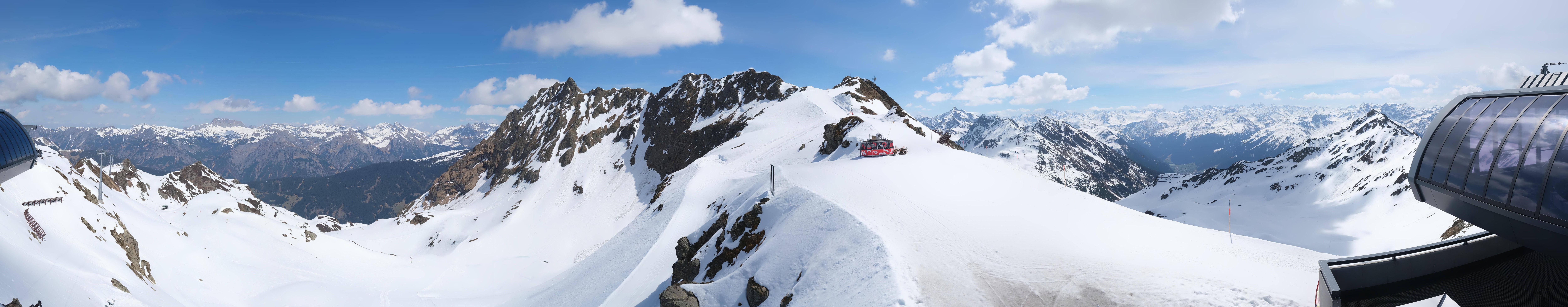 Archiv Foto Webcam Panorama Bahn - Silvretta Montafon