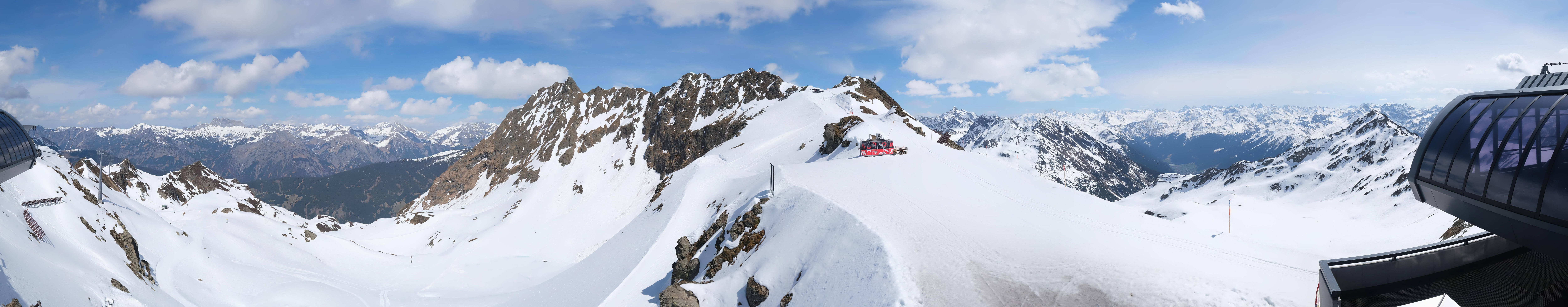 Archiv Foto Webcam Panorama Bahn - Silvretta Montafon
