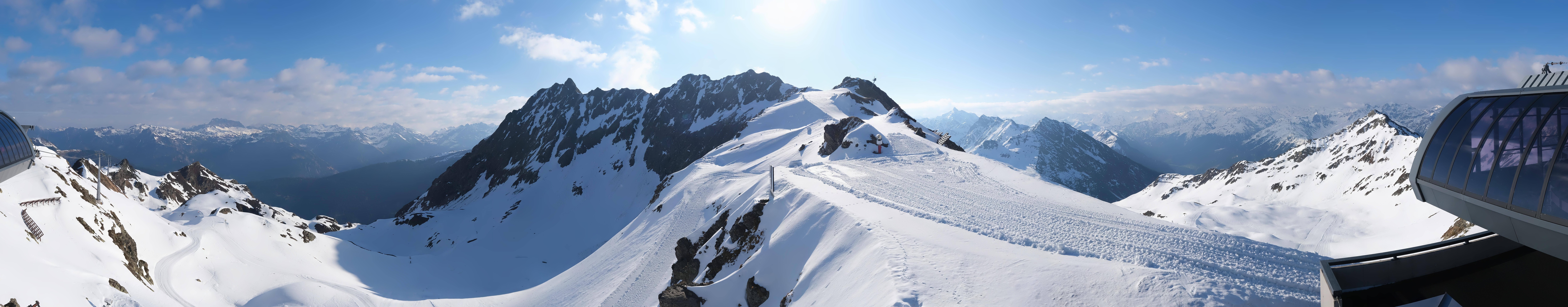 Archiv Foto Webcam Panorama Bahn - Silvretta Montafon