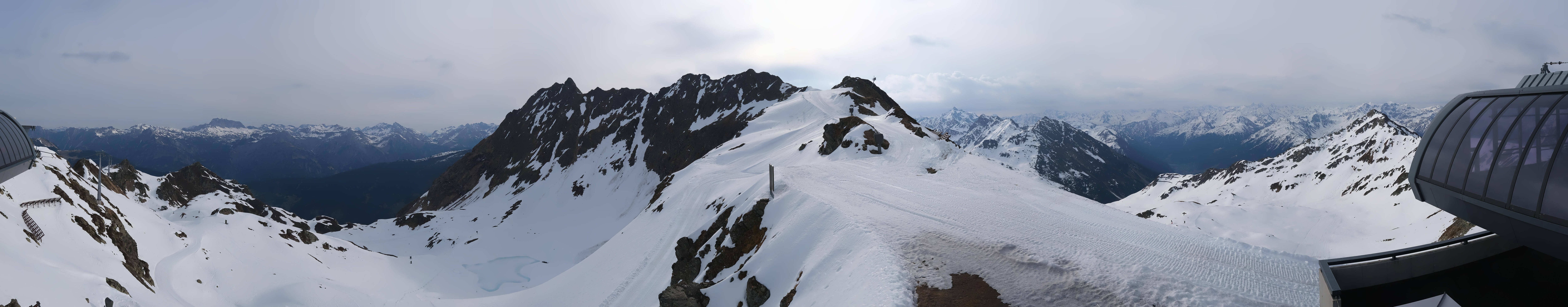 Archiv Foto Webcam Panorama Bahn - Silvretta Montafon