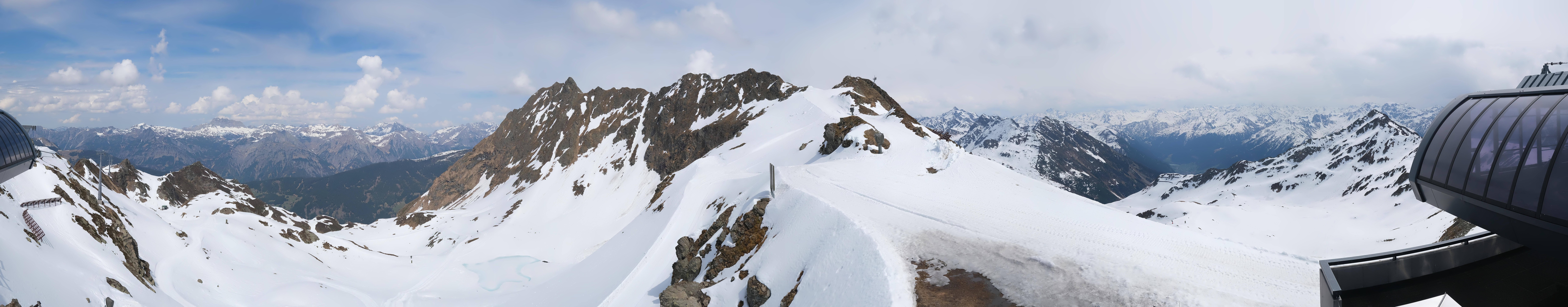 Archiv Foto Webcam Panorama Bahn - Silvretta Montafon