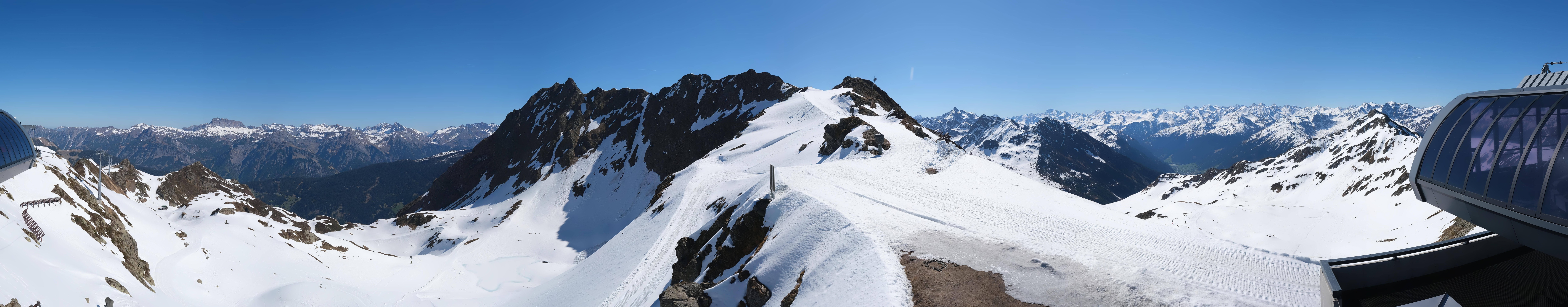 Archiv Foto Webcam Panorama Bahn - Silvretta Montafon