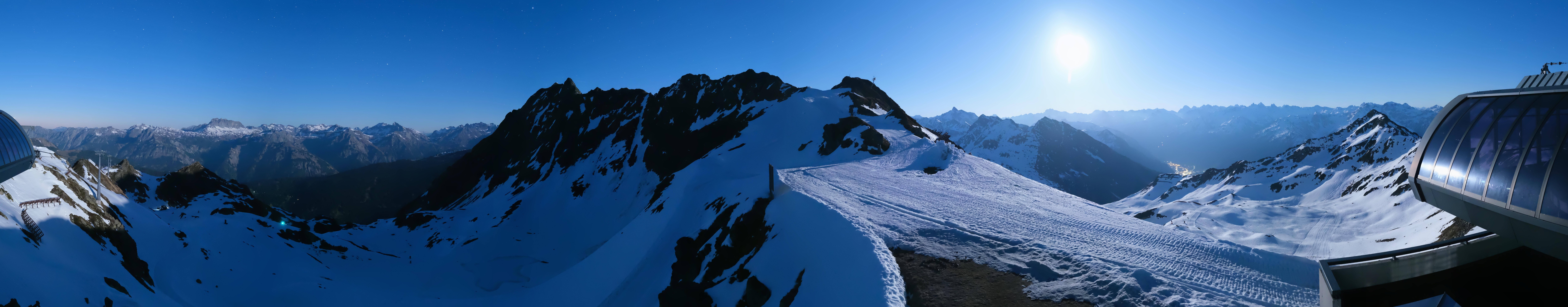 Archiv Foto Webcam Panorama Bahn - Silvretta Montafon