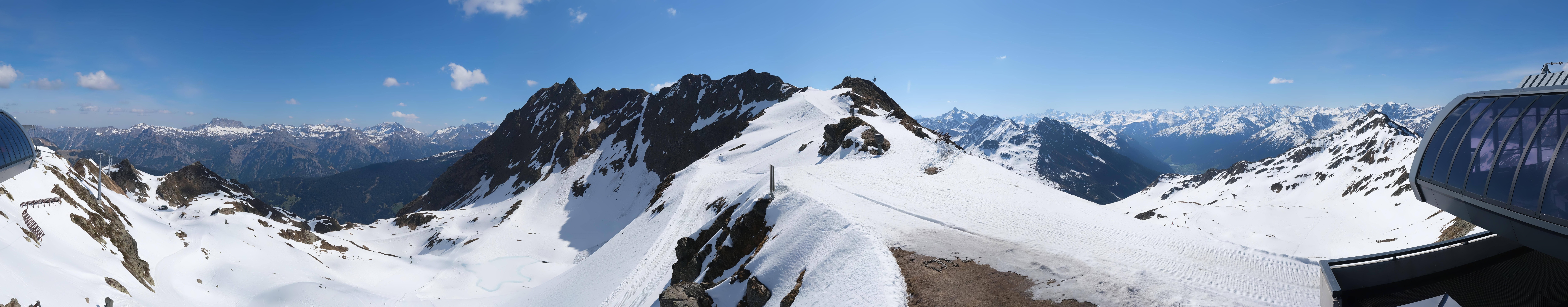 Archiv Foto Webcam Panorama Bahn - Silvretta Montafon