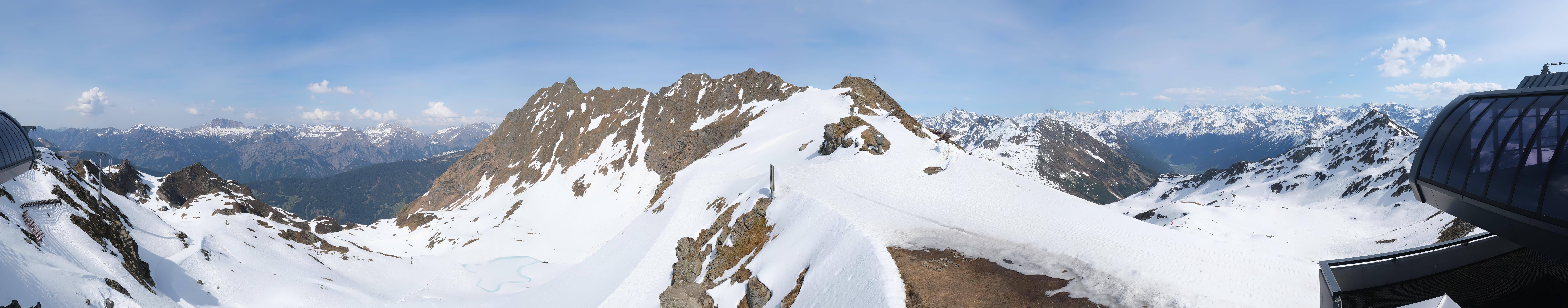 Archived image Webcam Panorama Gondola - Silvretta Montafon
