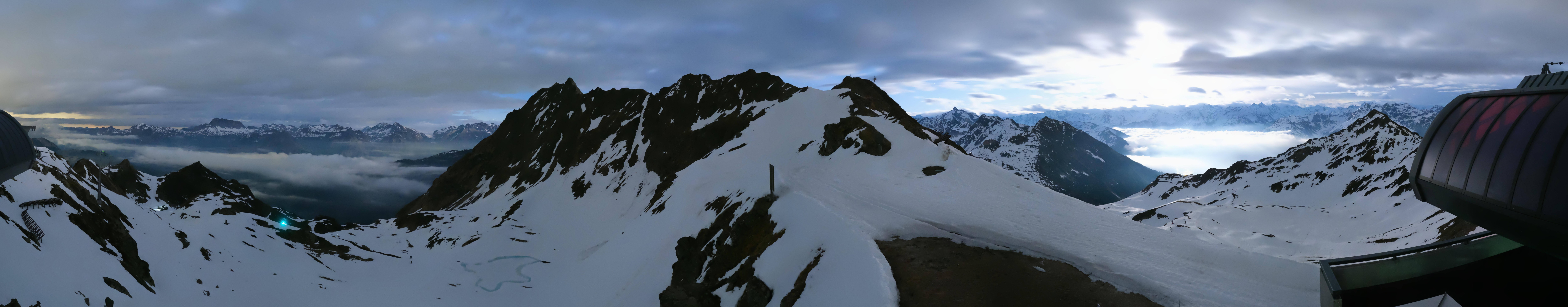 Archiv Foto Webcam Panorama Bahn - Silvretta Montafon