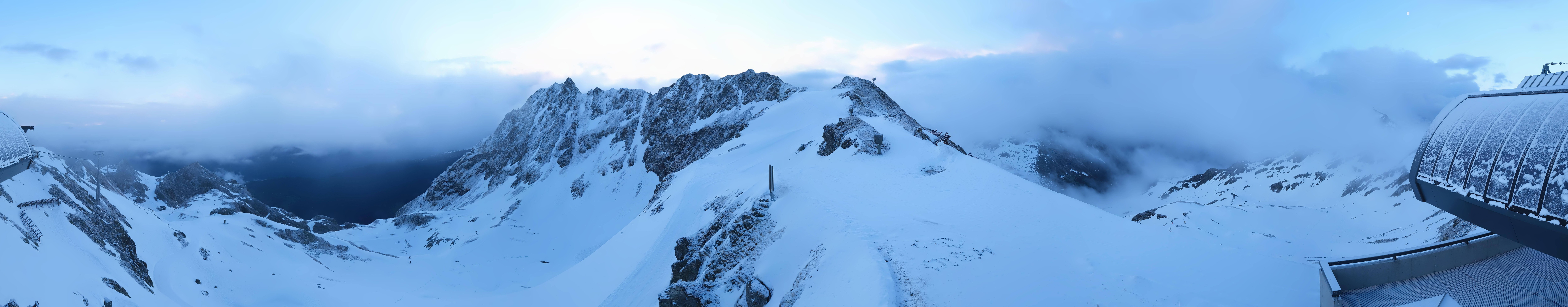 Archived image Webcam Panorama Gondola - Silvretta Montafon