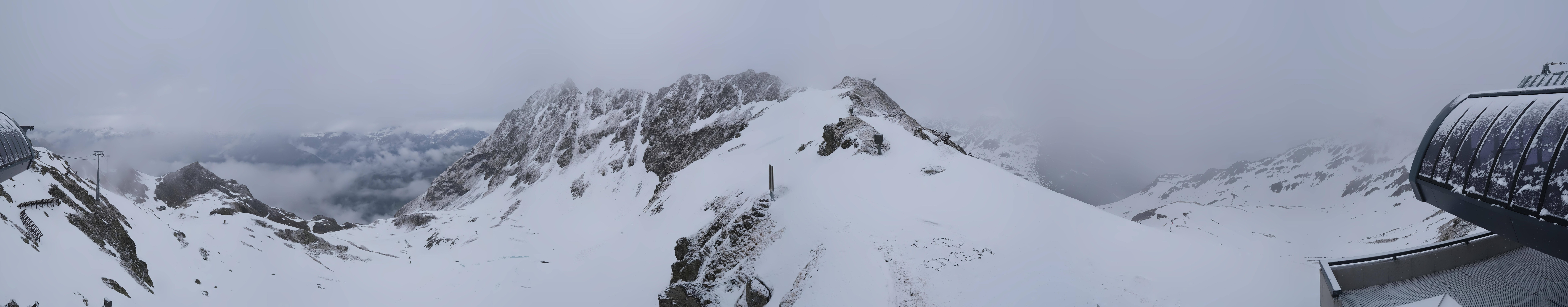 Archived image Webcam Panorama Gondola - Silvretta Montafon
