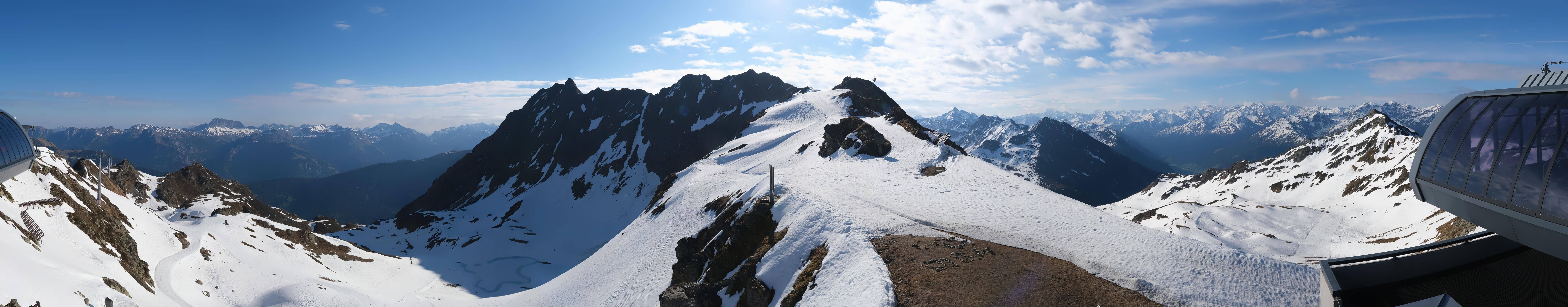 Archiv Foto Webcam Panorama Bahn - Silvretta Montafon