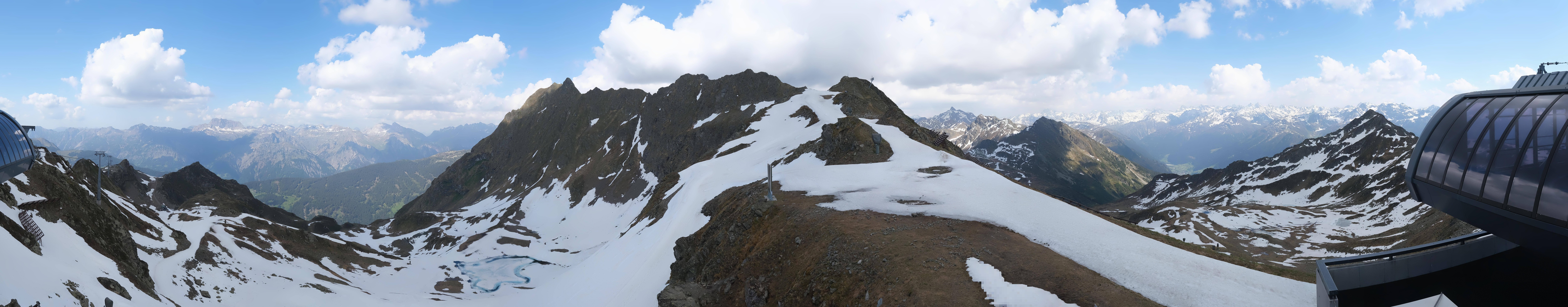 Archiv Foto Webcam Panorama Bahn - Silvretta Montafon