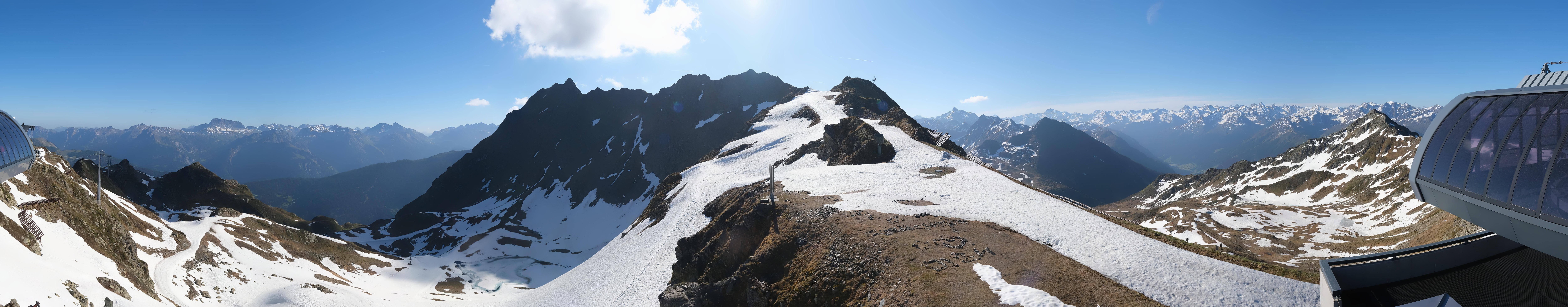 Archiv Foto Webcam Panorama Bahn - Silvretta Montafon