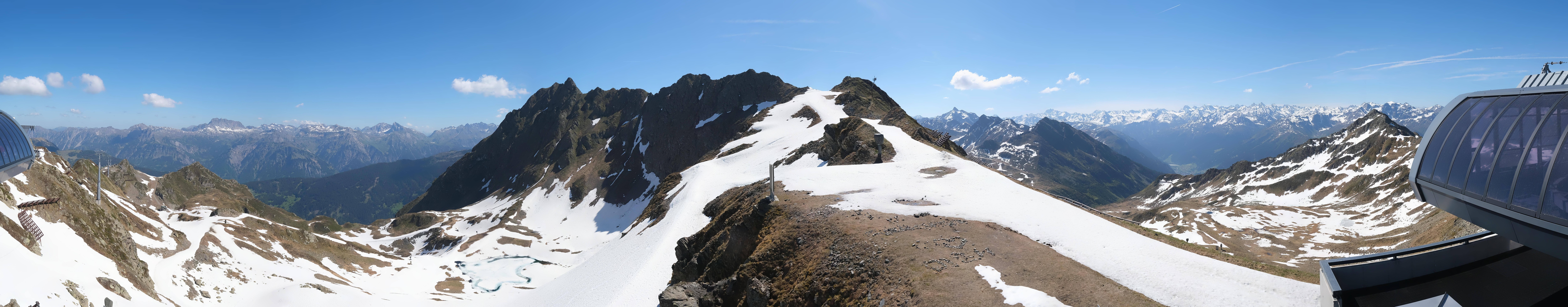 Archiv Foto Webcam Panorama Bahn - Silvretta Montafon