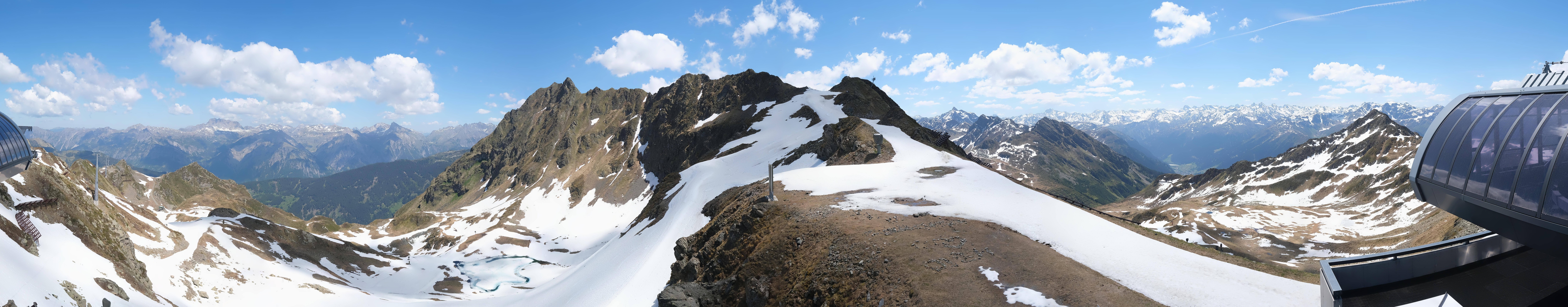 Archiv Foto Webcam Panorama Bahn - Silvretta Montafon