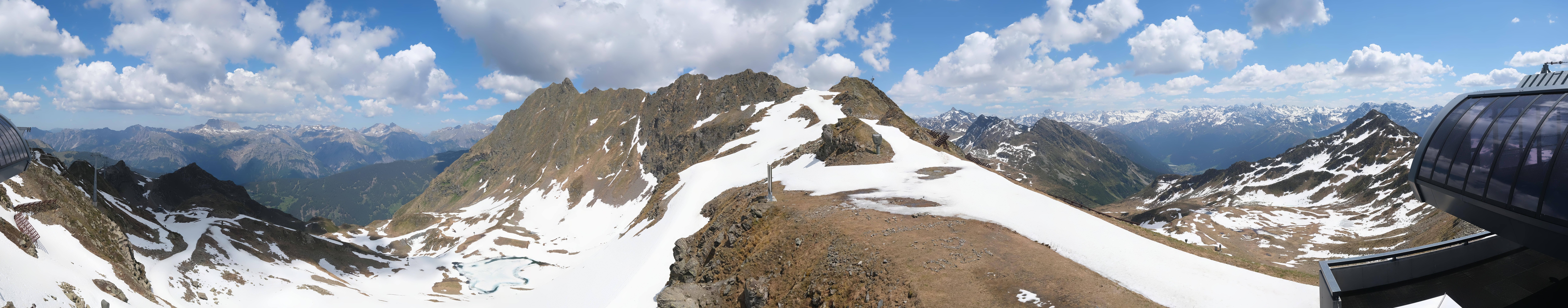 Archiv Foto Webcam Panorama Bahn - Silvretta Montafon
