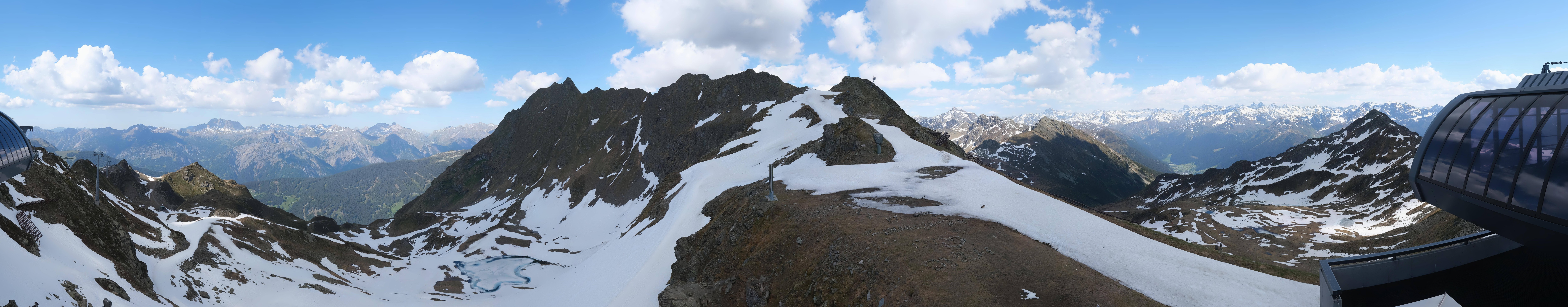 Archiv Foto Webcam Panorama Bahn - Silvretta Montafon