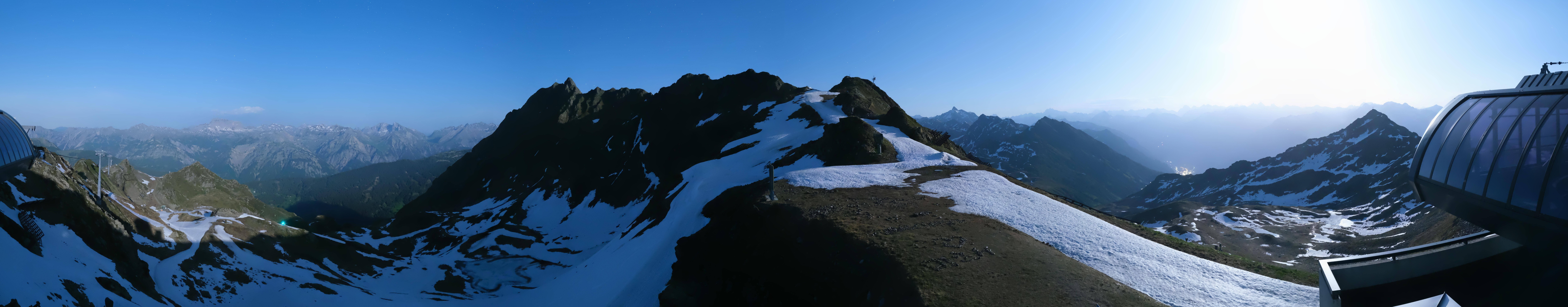 Archiv Foto Webcam Panorama Bahn - Silvretta Montafon
