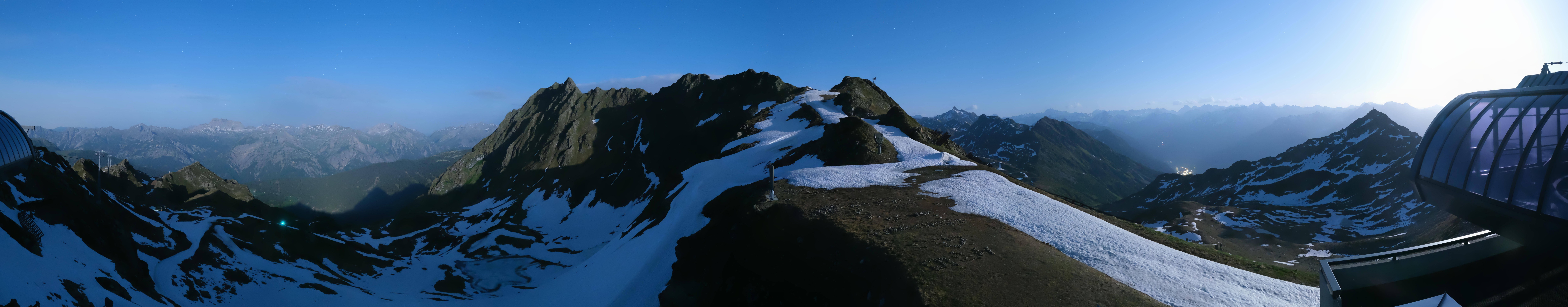 Archiv Foto Webcam Panorama Bahn - Silvretta Montafon