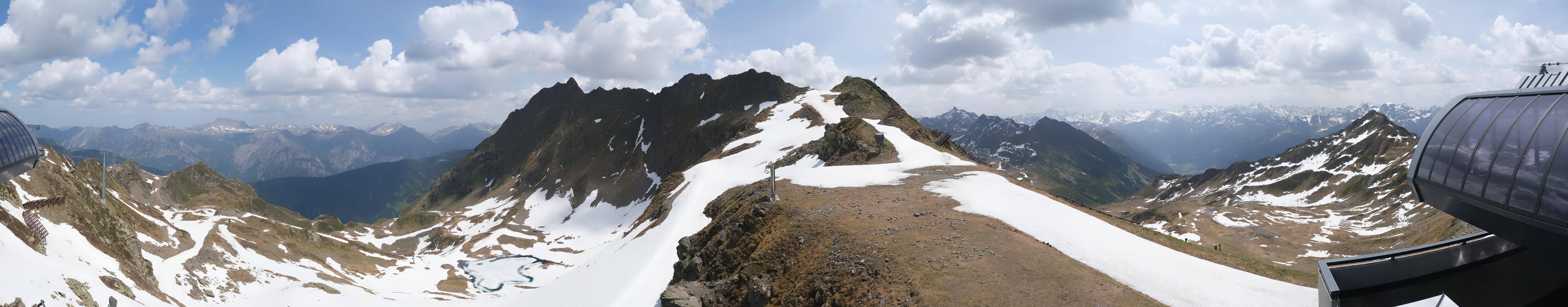 Archiv Foto Webcam Panorama Bahn - Silvretta Montafon