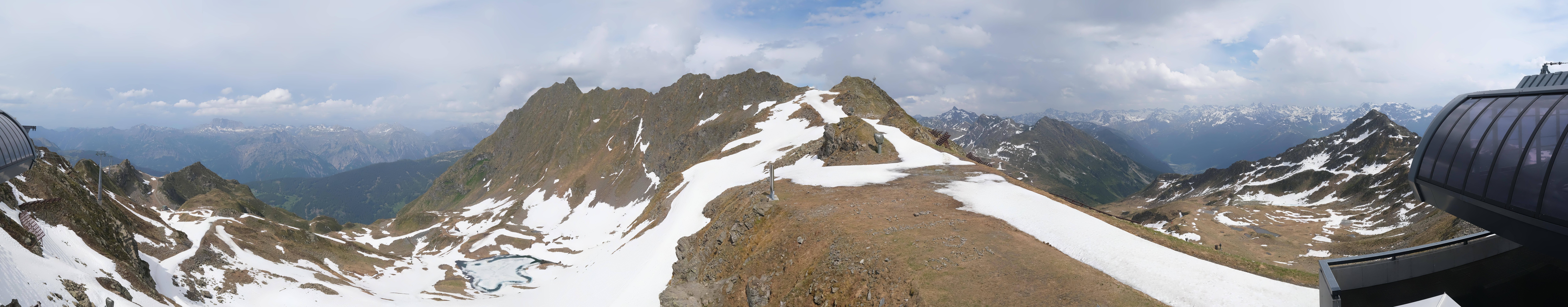 Archiv Foto Webcam Panorama Bahn - Silvretta Montafon