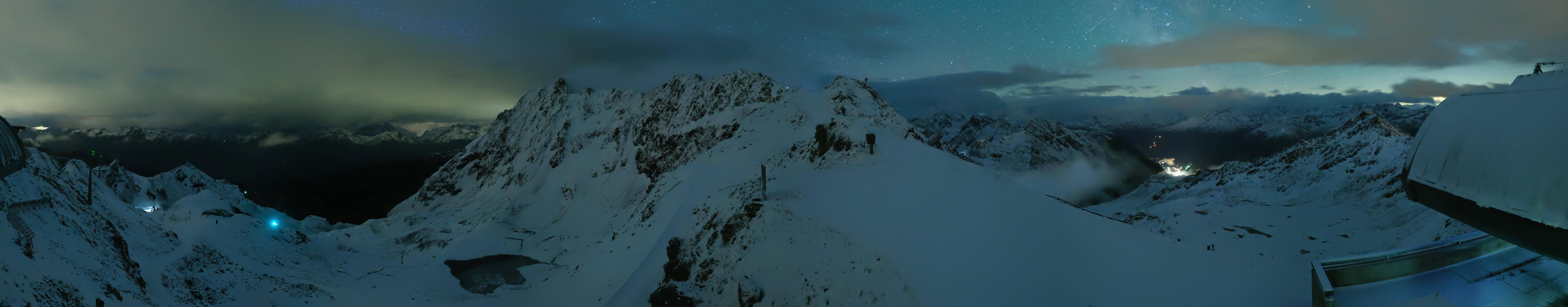 Archived image Webcam Panorama Gondola - Silvretta Montafon