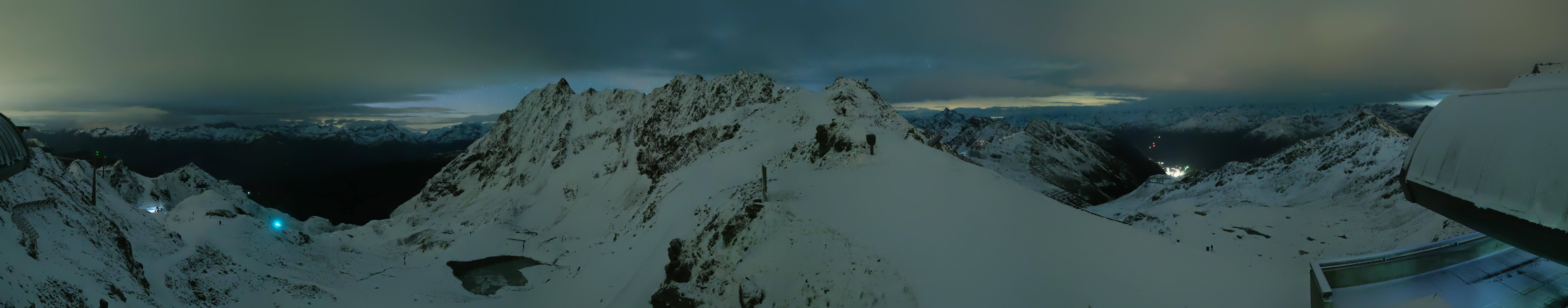 Archived image Webcam Panorama Gondola - Silvretta Montafon