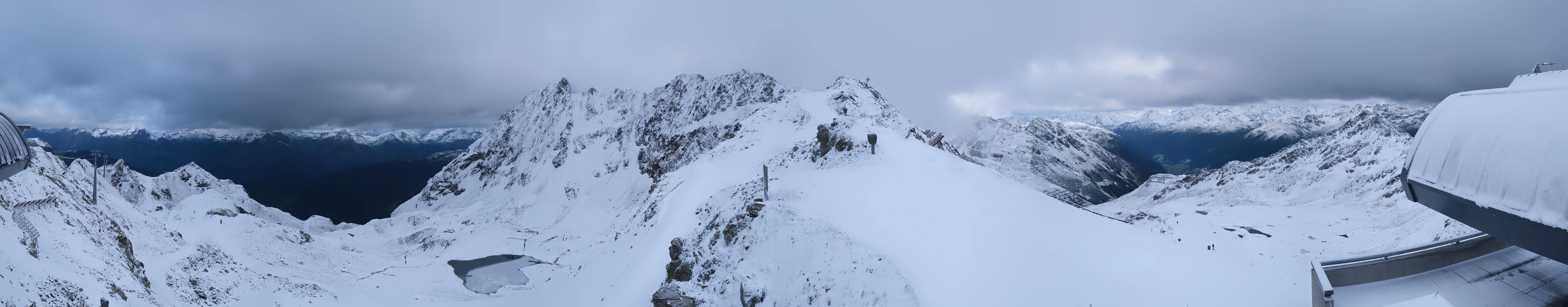 Archived image Webcam Panorama Gondola - Silvretta Montafon