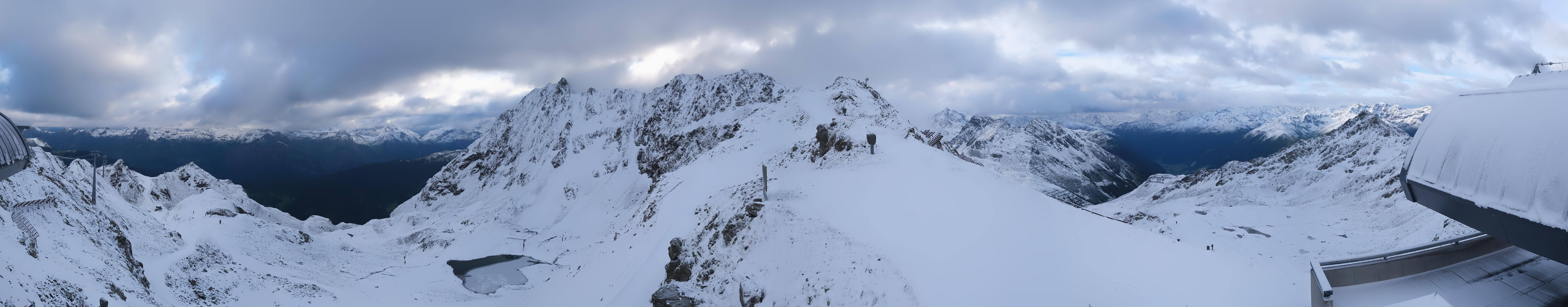 Archived image Webcam Panorama Gondola - Silvretta Montafon