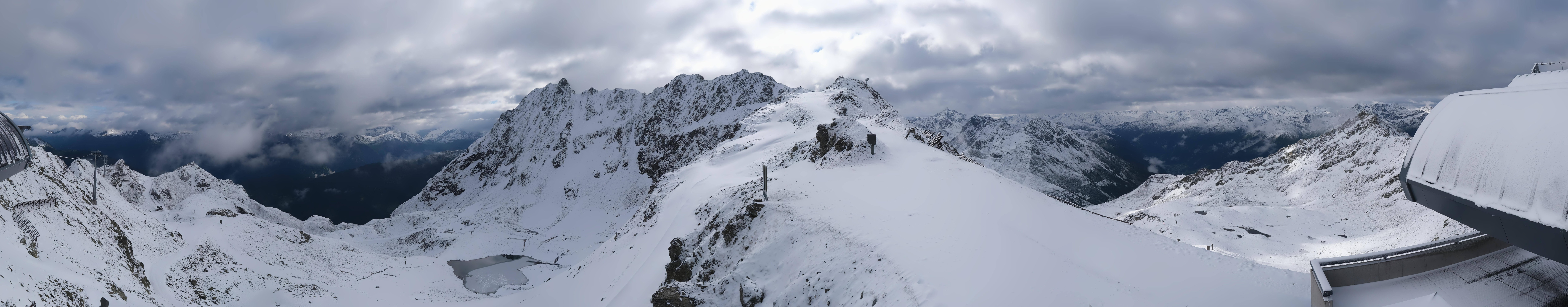 Archived image Webcam Panorama Gondola - Silvretta Montafon