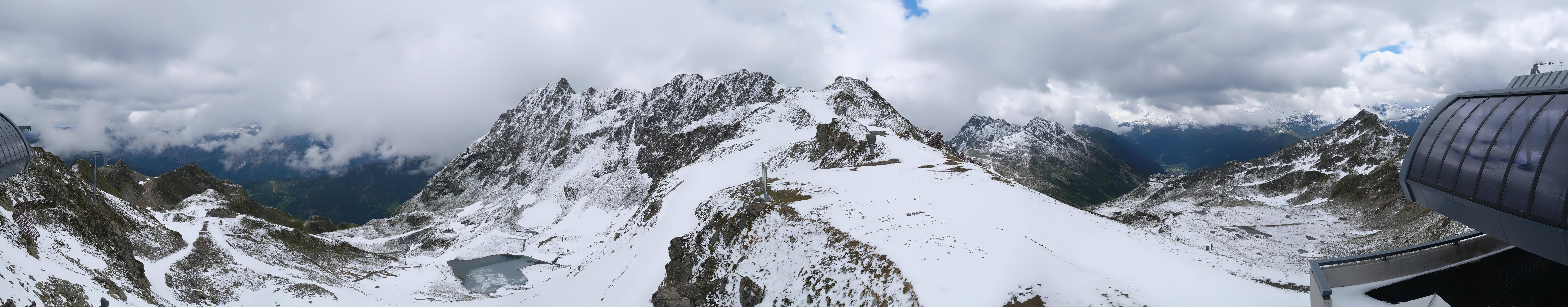 Archived image Webcam Panorama Gondola - Silvretta Montafon