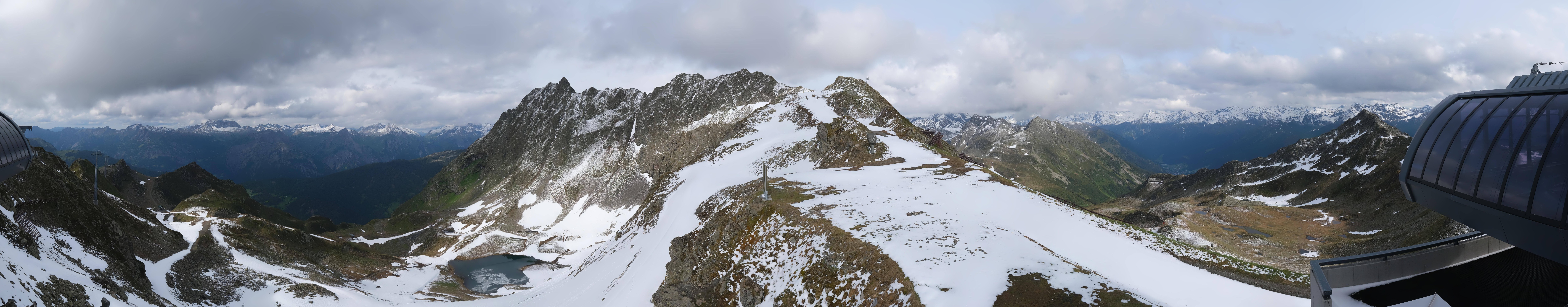 Archived image Webcam Panorama Gondola - Silvretta Montafon