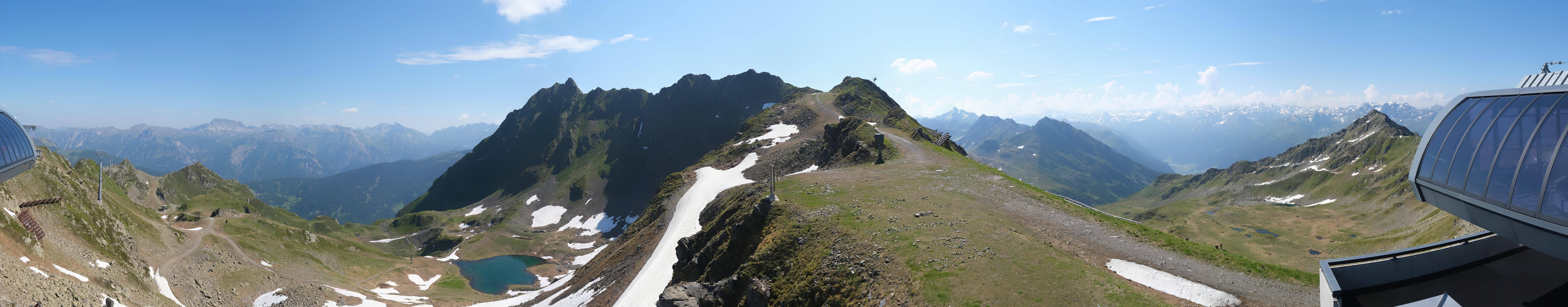 Archiv Foto Webcam Panorama Bahn - Silvretta Montafon
