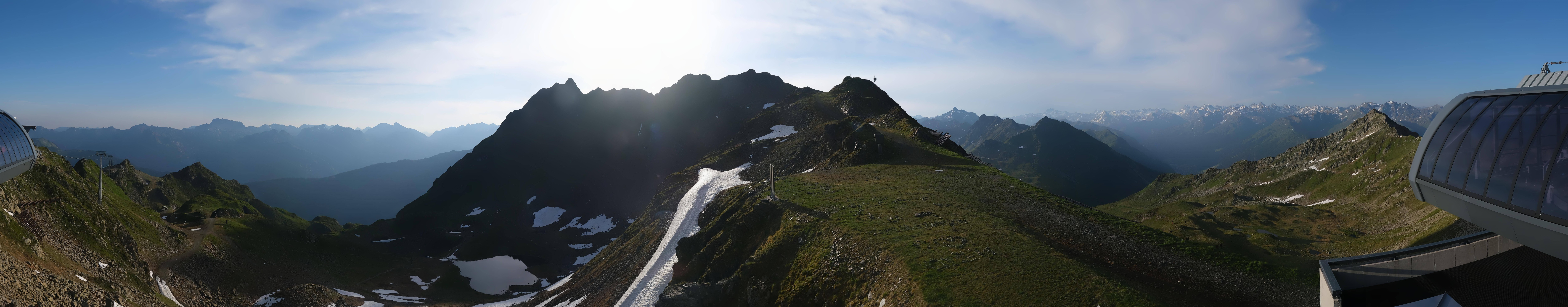 Archiv Foto Webcam Panorama Bahn - Silvretta Montafon