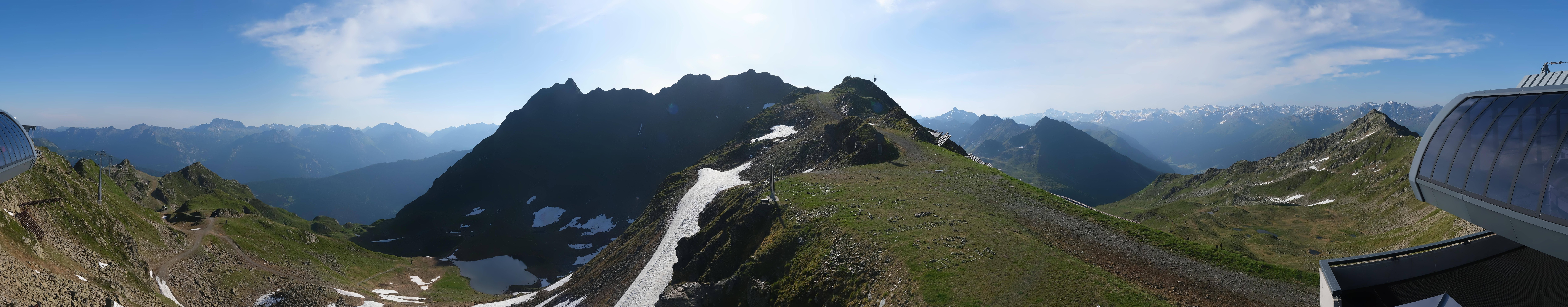 Archiv Foto Webcam Panorama Bahn - Silvretta Montafon