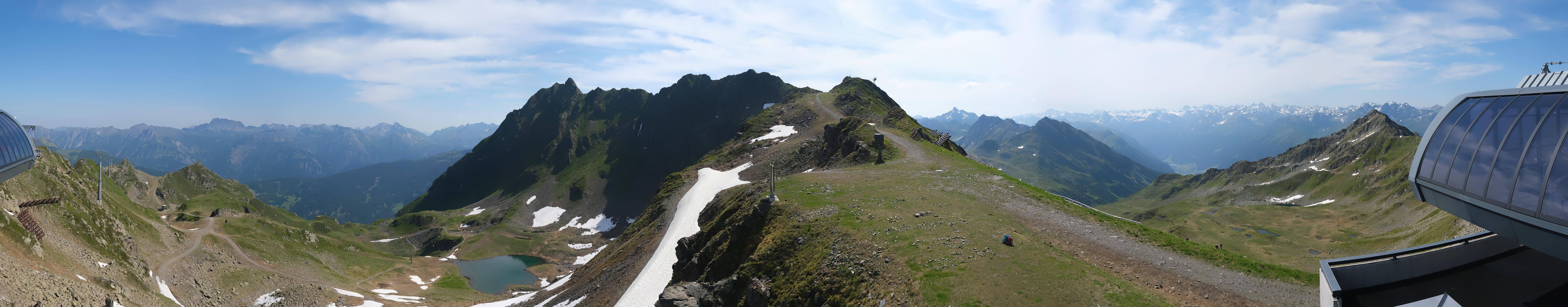 Archiv Foto Webcam Panorama Bahn - Silvretta Montafon