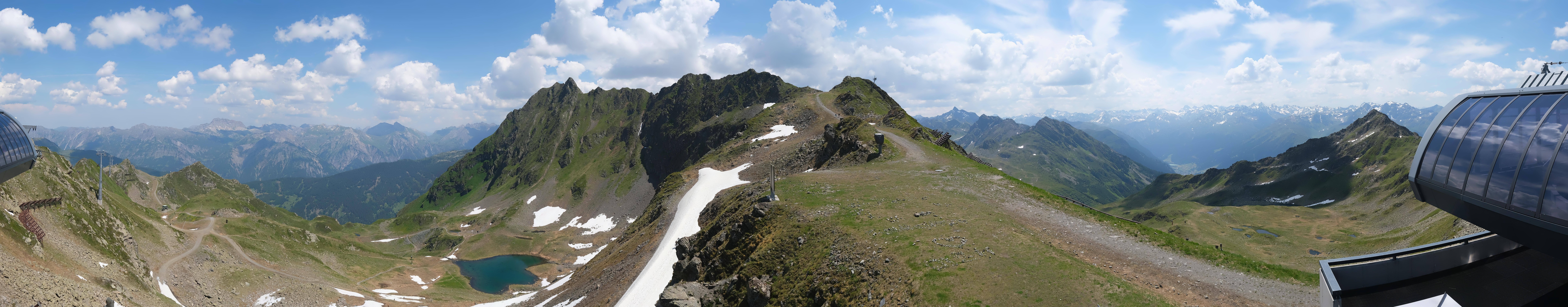Archiv Foto Webcam Panorama Bahn - Silvretta Montafon