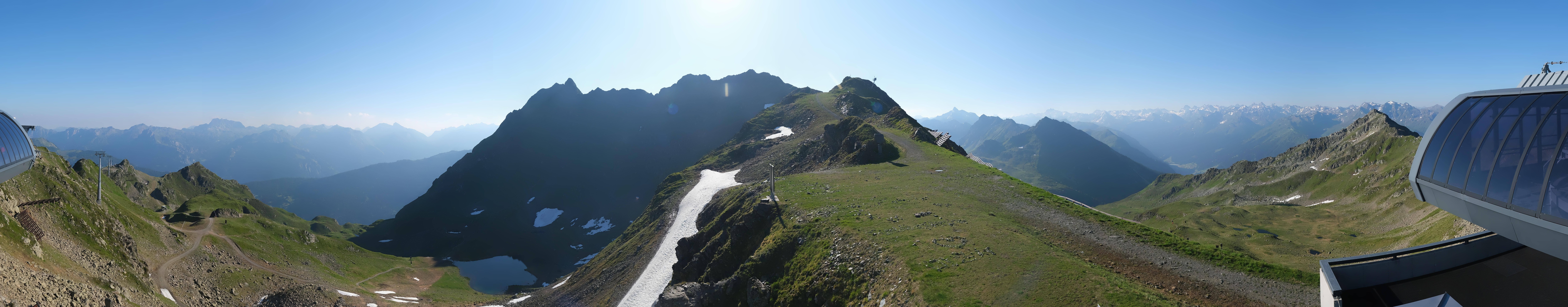 Archiv Foto Webcam Panorama Bahn - Silvretta Montafon