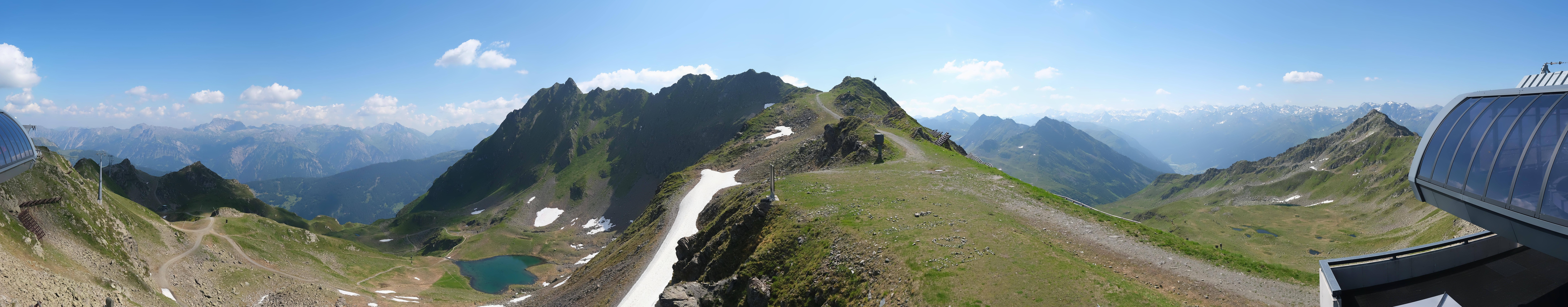 Archiv Foto Webcam Panorama Bahn - Silvretta Montafon