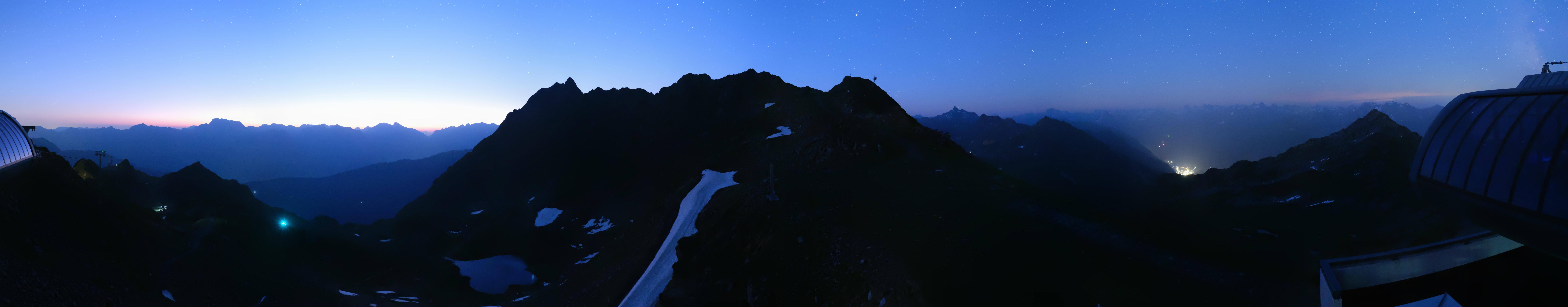 Archived image Webcam Panorama Gondola - Silvretta Montafon