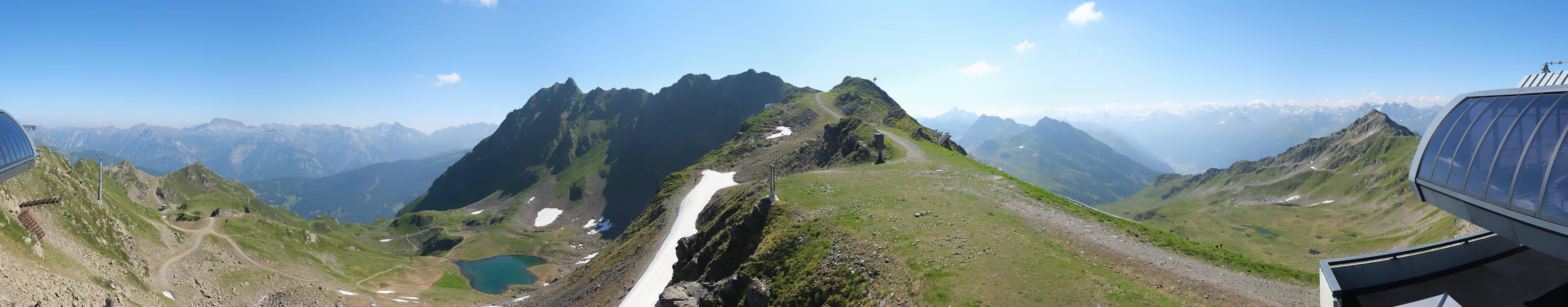 Archived image Webcam Panorama Gondola - Silvretta Montafon