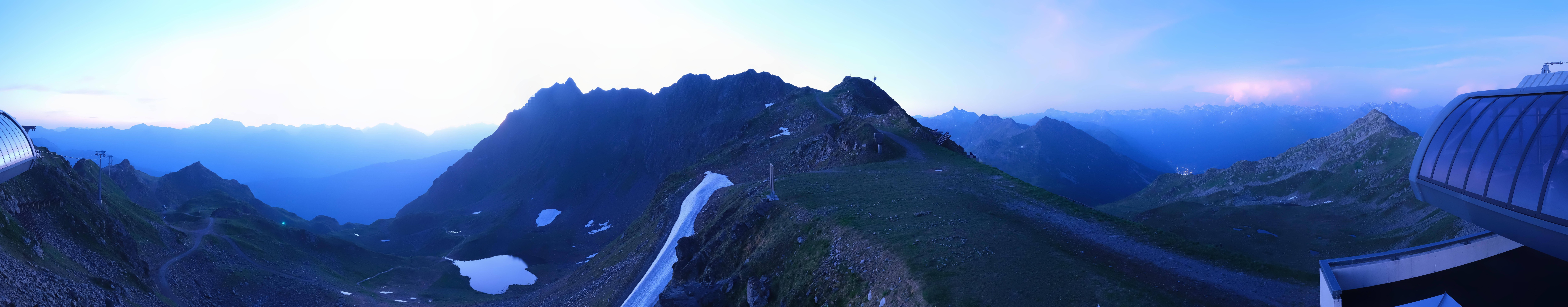 Archived image Webcam Panorama Gondola - Silvretta Montafon
